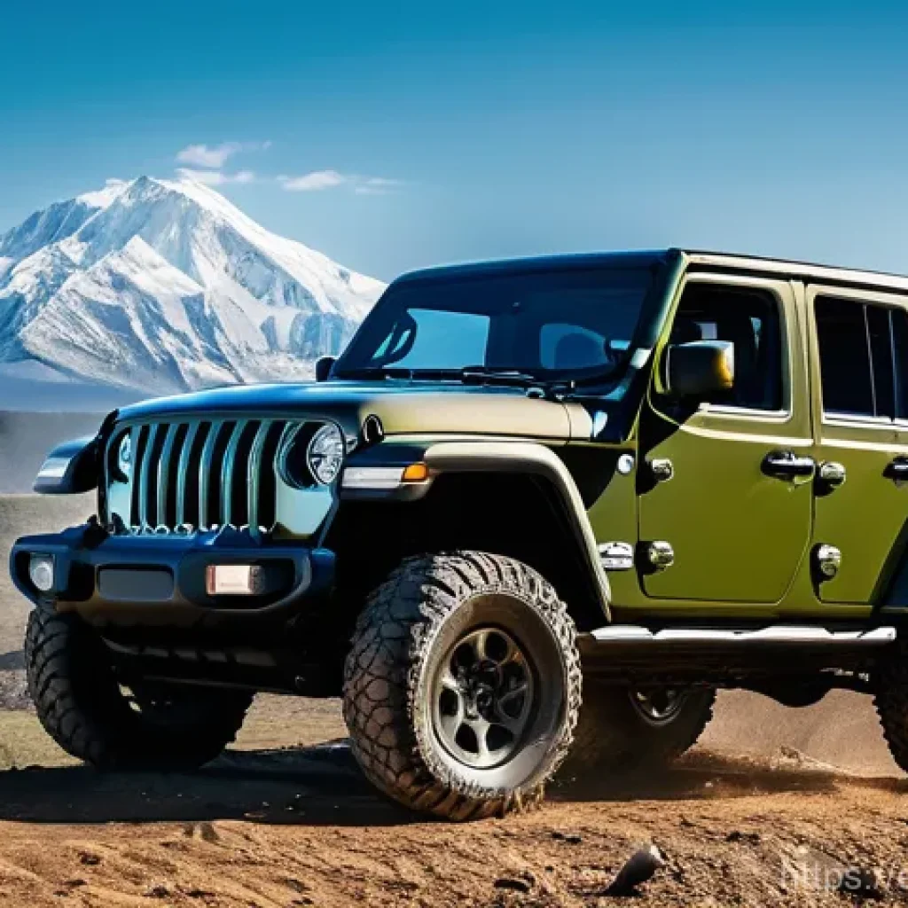 지프 랭글러와 마세라티 레반테의 시장 비교 - **Jeep Wrangler - Off-Road Adventure:**
A robust and iconic Jeep Wrangler, featuring its distinc...